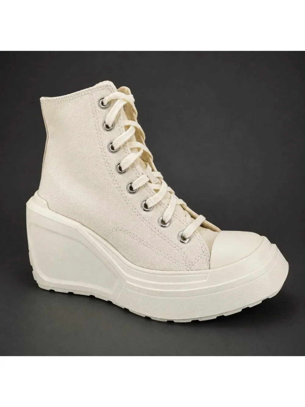 Converse Chuck 70 De Luxe Wedge Women's Size 7.5 US Sneakers White A06479C